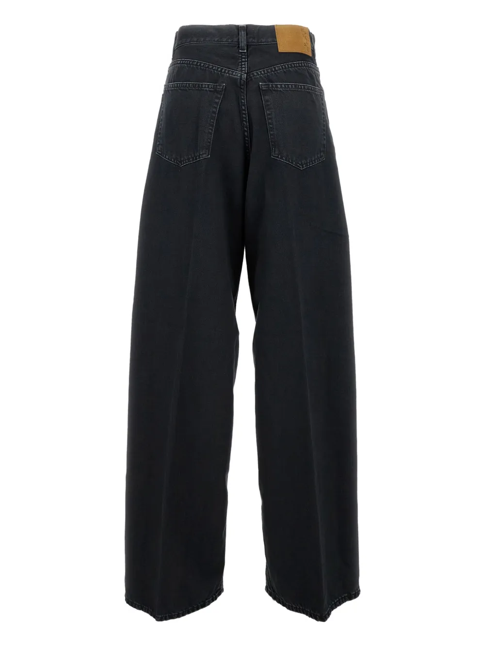 Haikure wide-leg jeans - Zwart