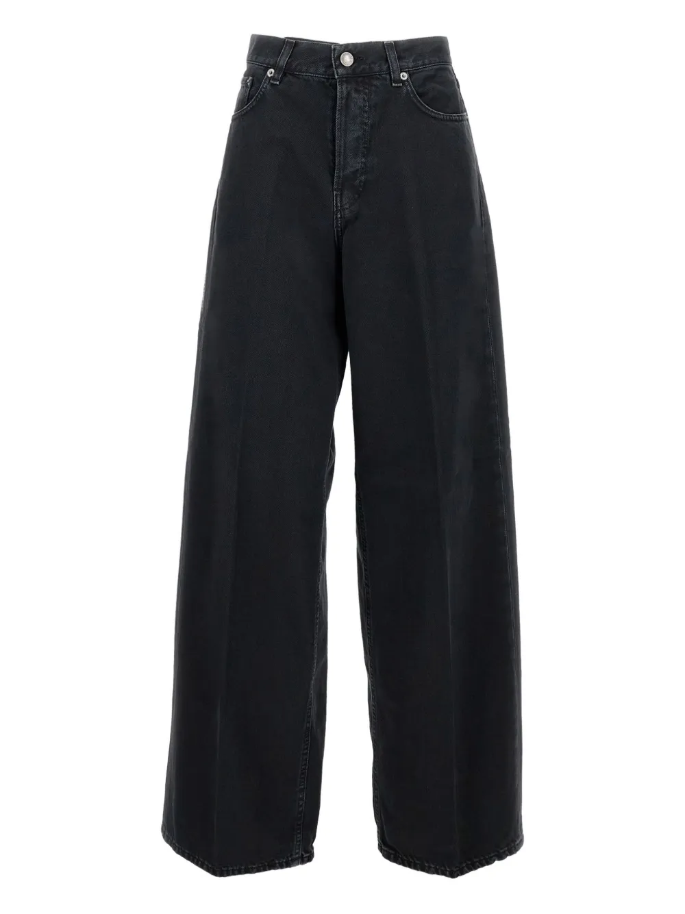 Haikure wide-leg jeans Zwart