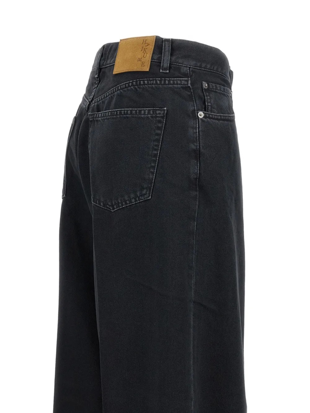 Haikure wide-leg jeans Zwart