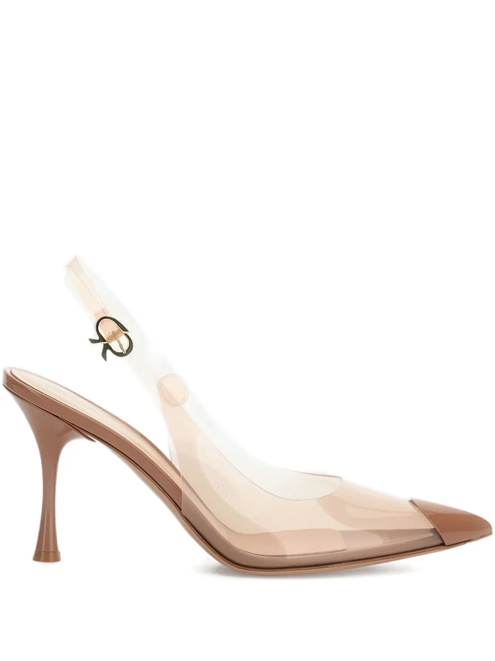 85mm Diana slingback transparent pumps