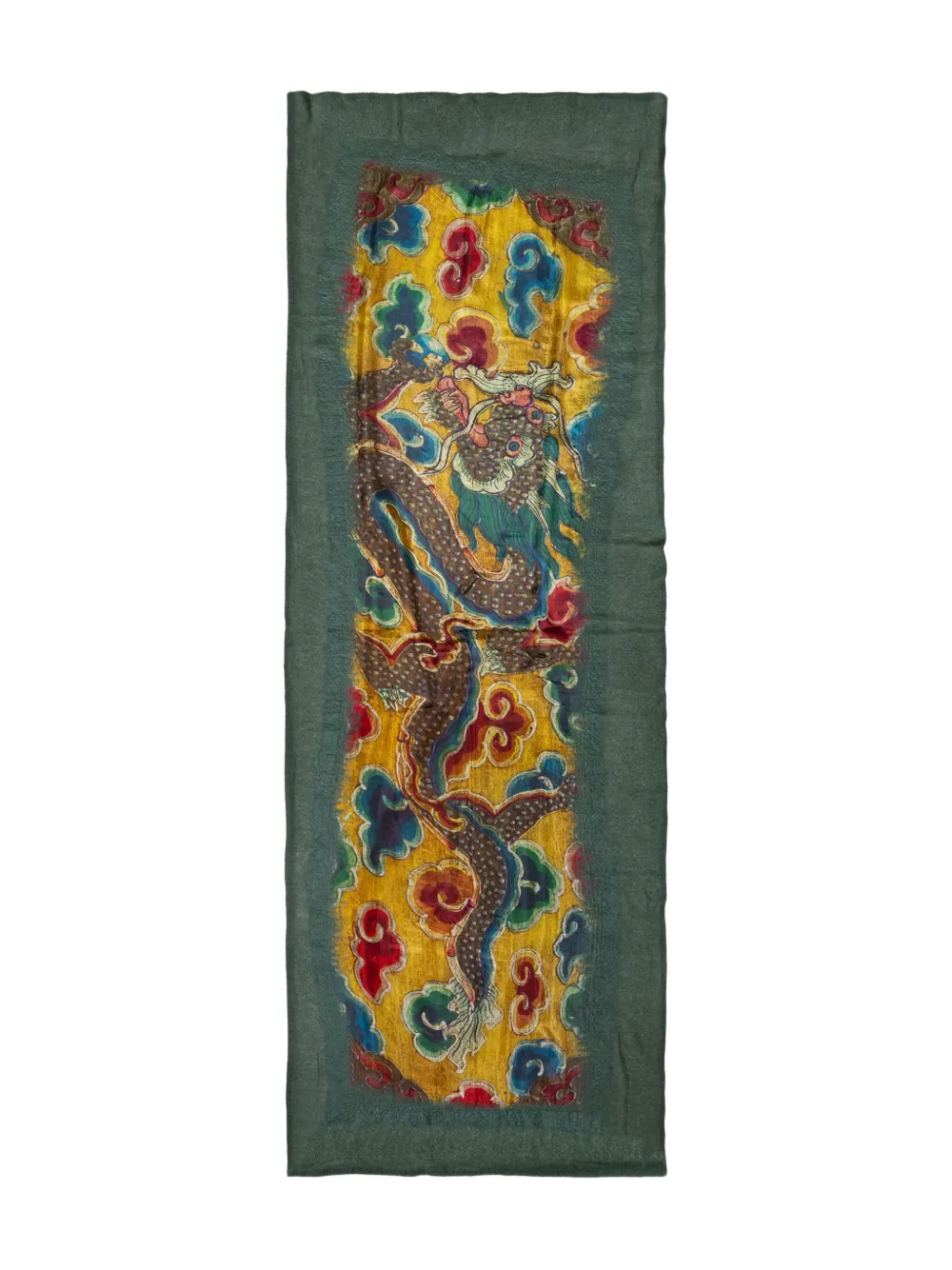 MIRROR IN THE SKY floral-print scarf | Green | Image 1