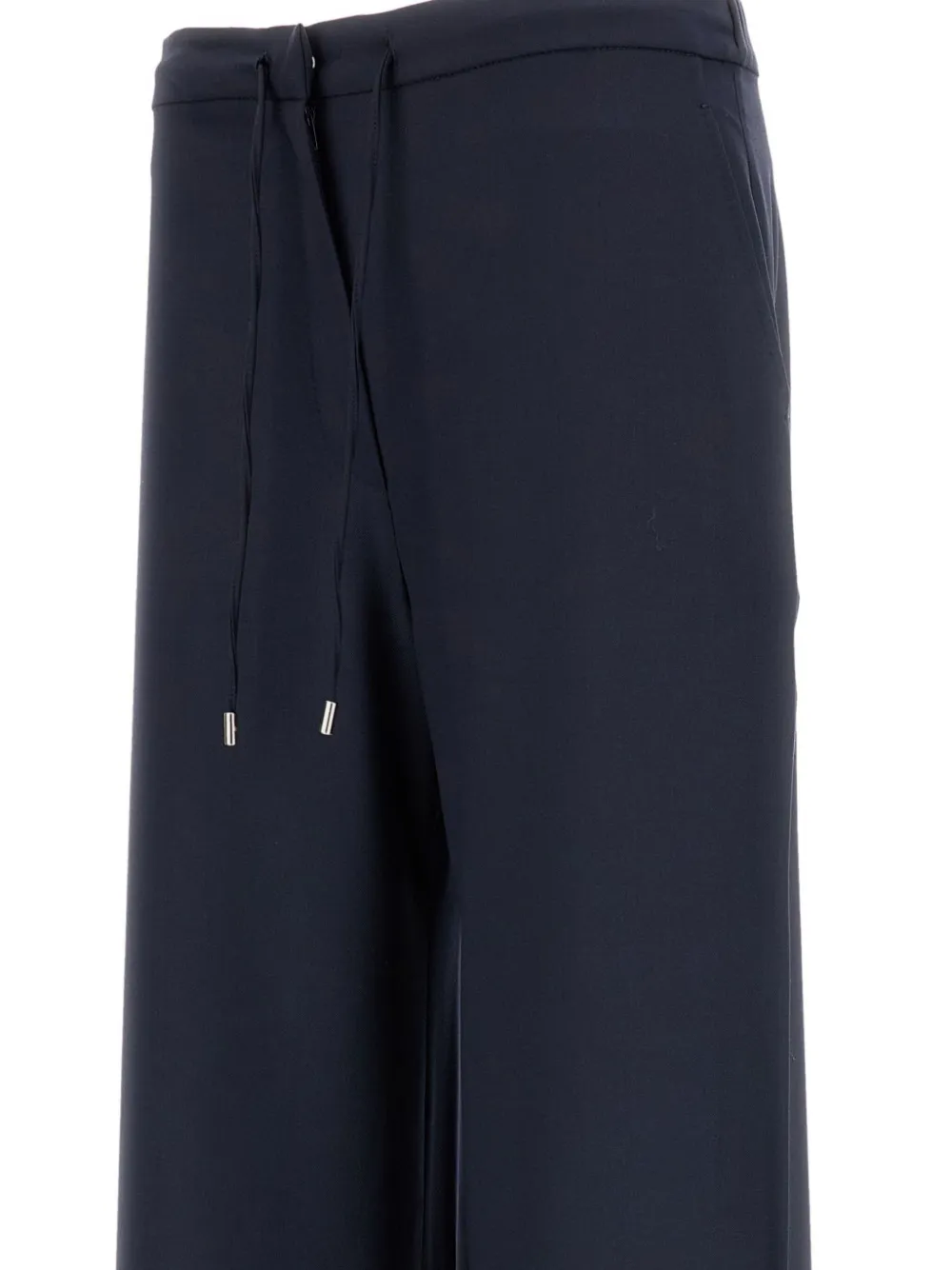 Max Mara Broek met trekkoord Blauw
