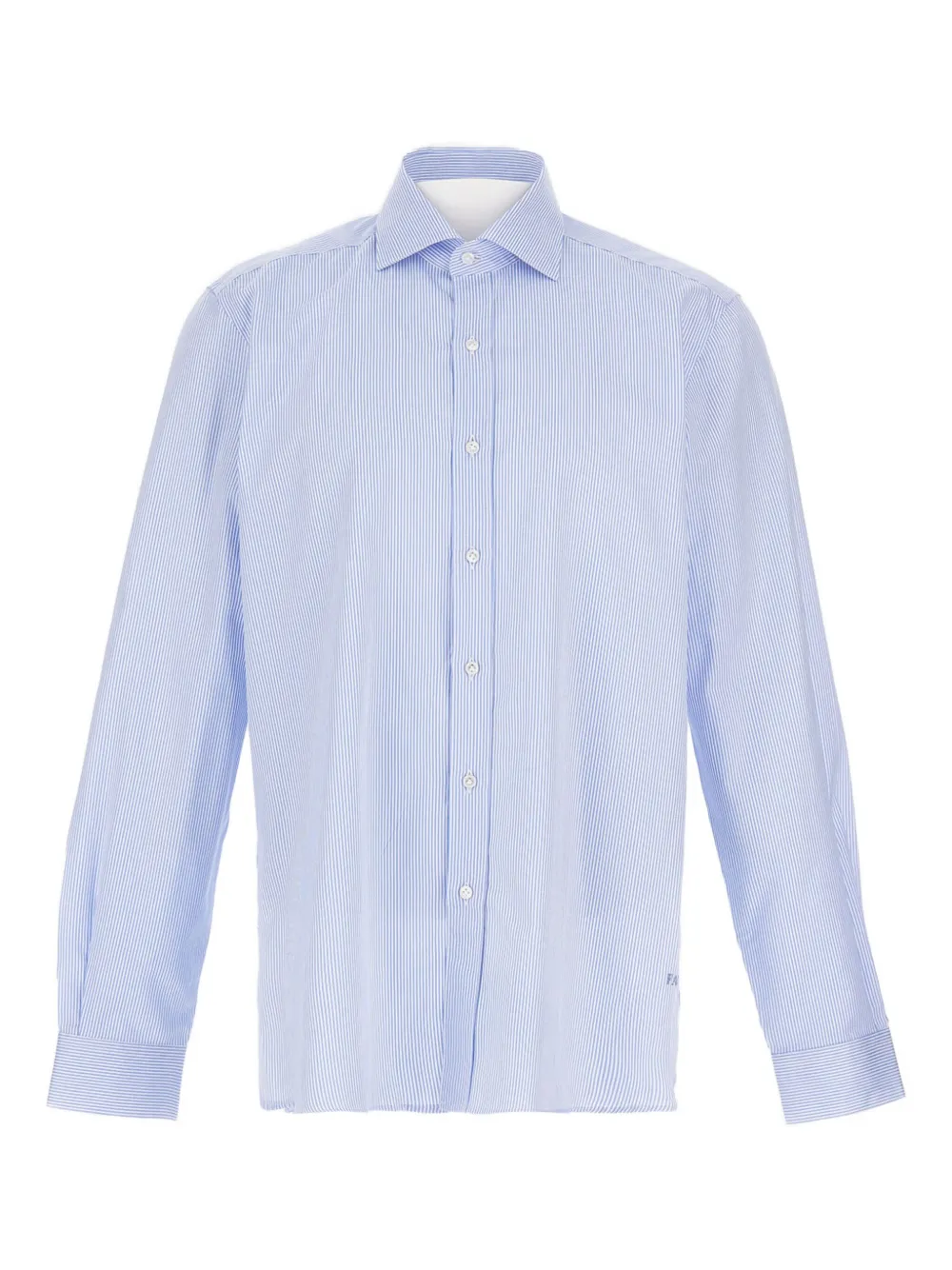 Fay striped long-sleeve shirt Blauw