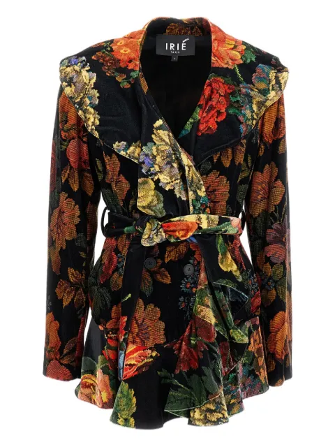 Irie' floral ruffled jacket