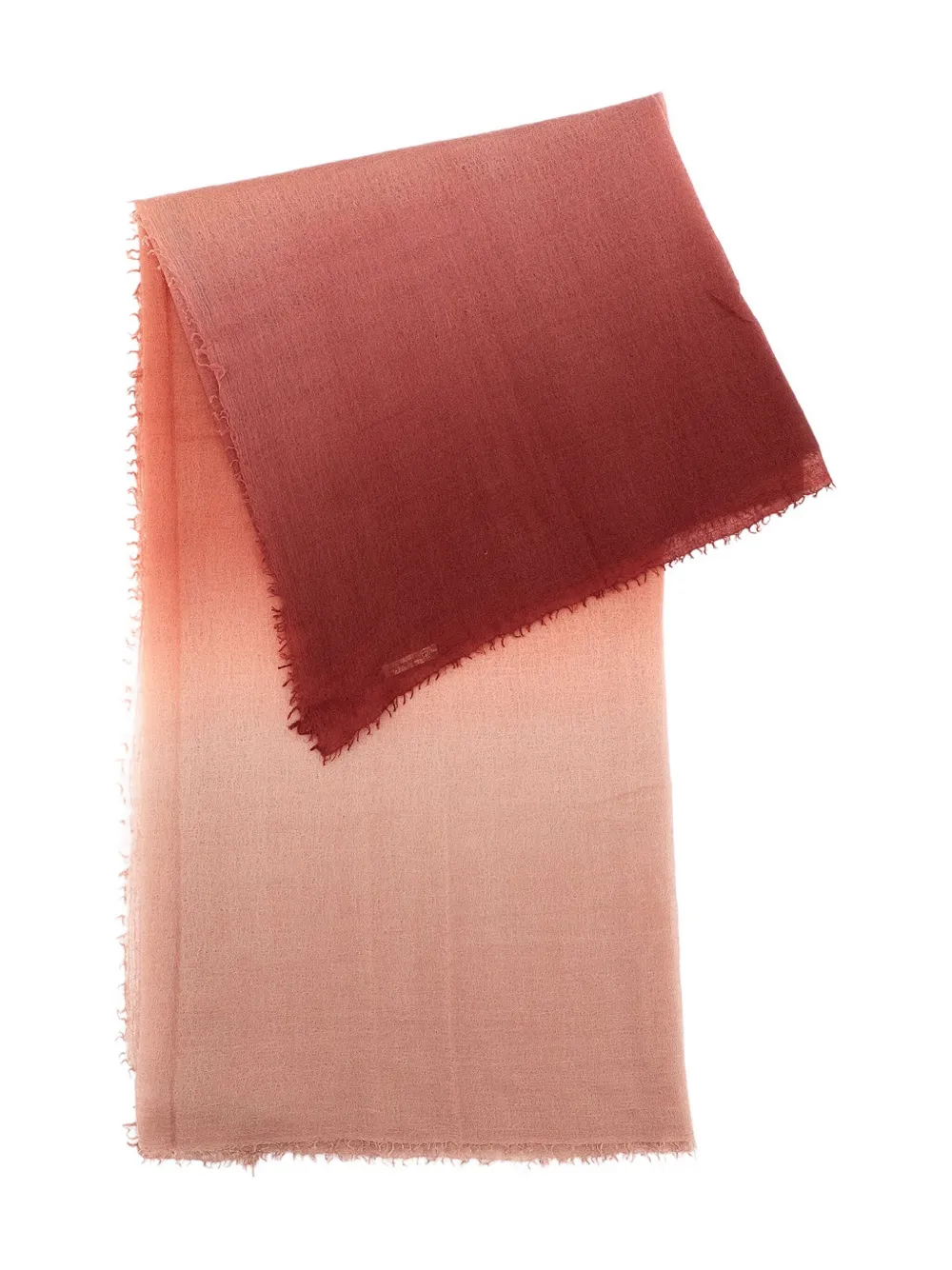 MIRROR IN THE SKY frayed-edges scarf | Pink | Image 1