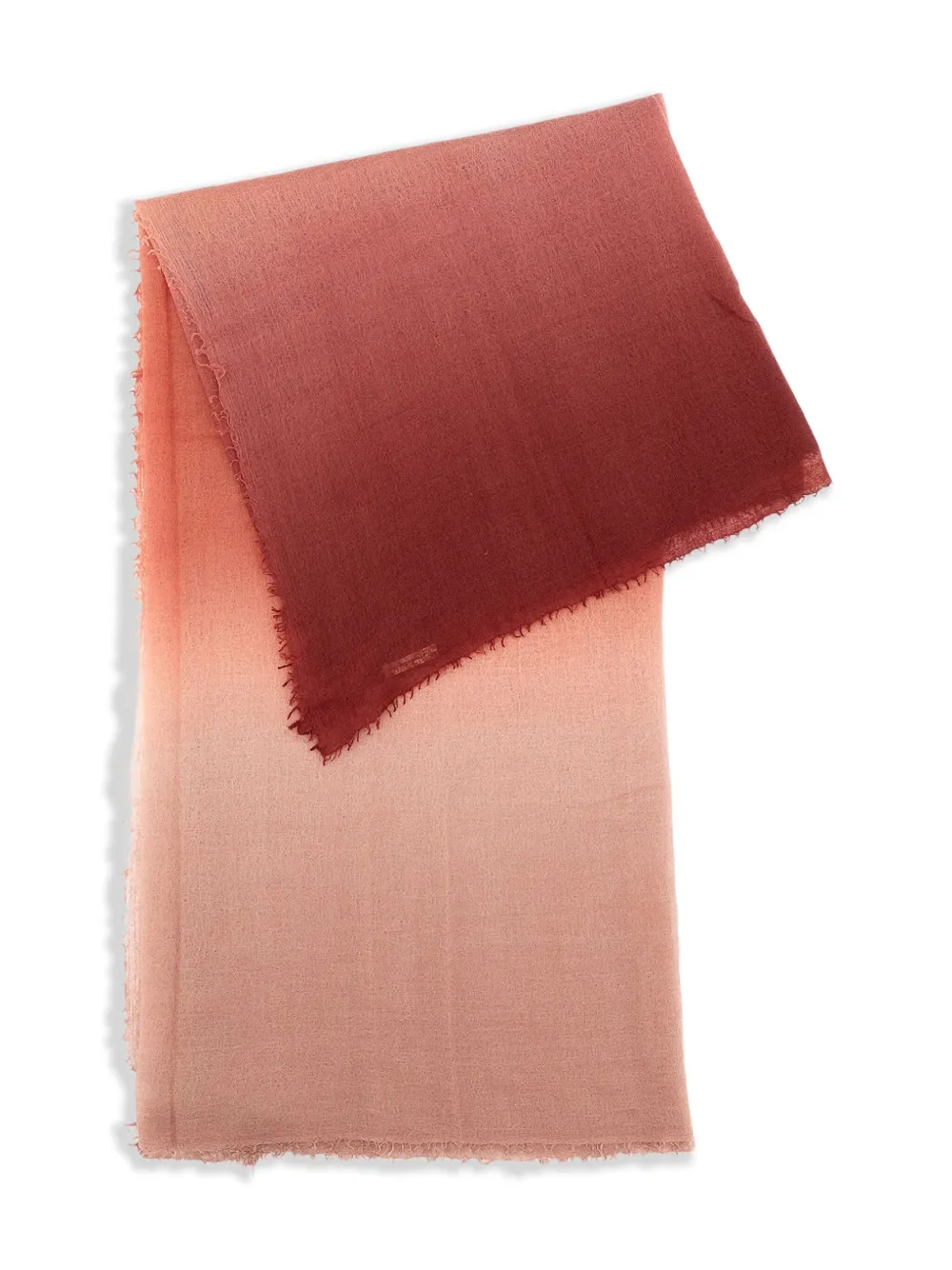 MIRROR IN THE SKY frayed-edges scarf | Pink | Image 1