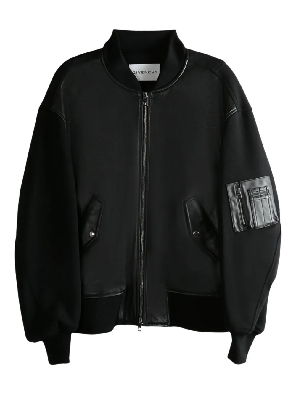 Givenchy Bomber con inserti in pelle | nero | Image 1