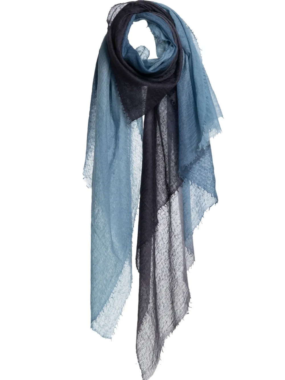 MIRROR IN THE SKY écharpe Souffle Semi Felted Degradee en cachemire | Image 2
