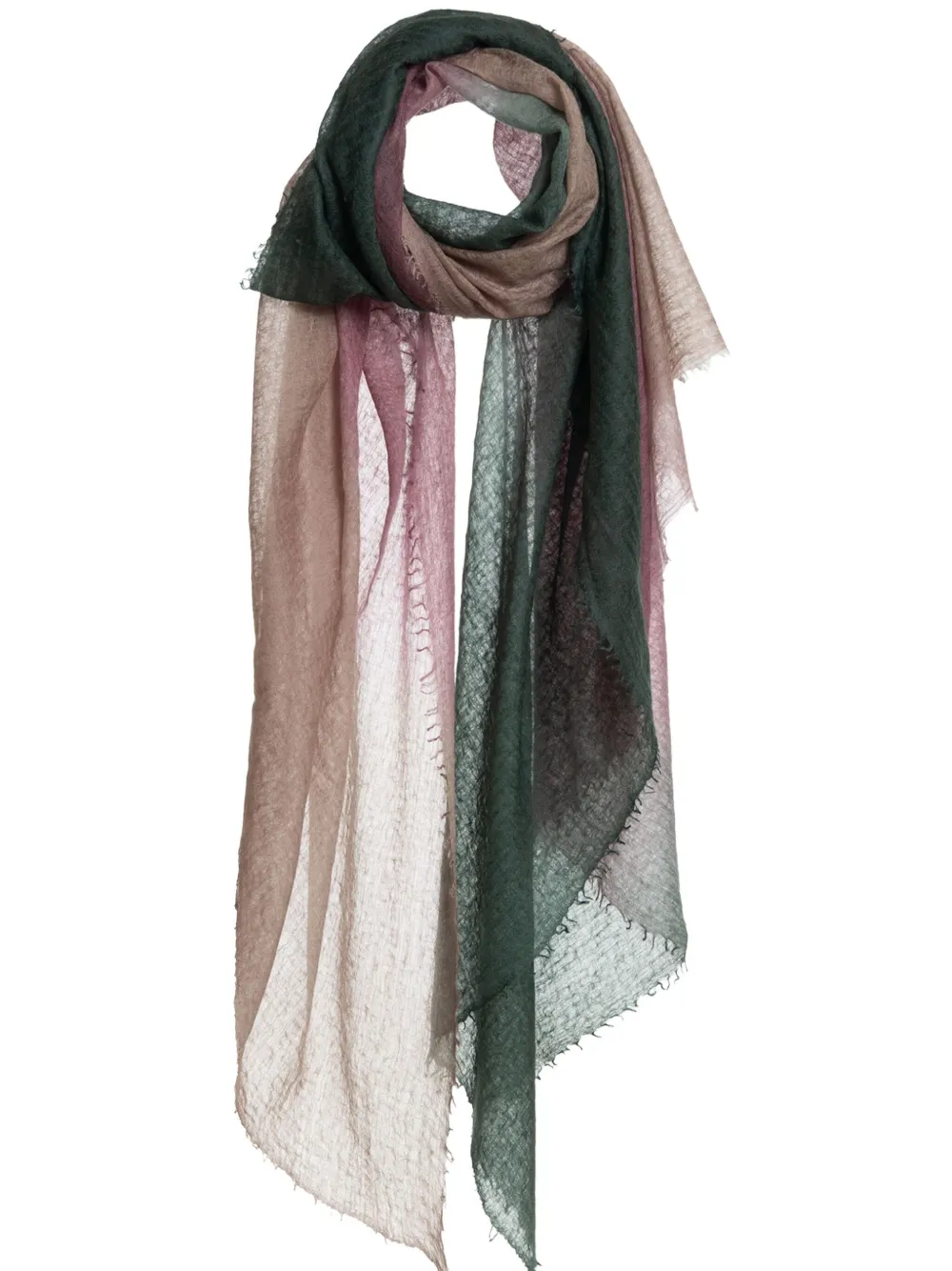 MIRROR IN THE SKY écharpe Souffle Semi Felted Degradee en cachemire | Image 2