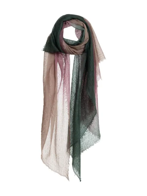 MIRROR IN THE SKY Souffle Semi Felted Degradee cashmere scarf