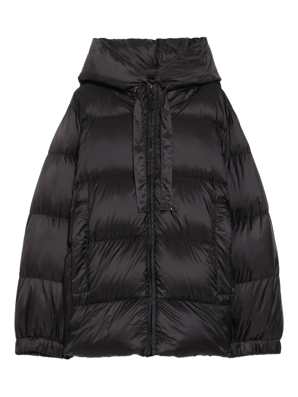 Max Mara フーデッド パデッドジャケット - ブラック Max Mara フーデッド パデッドジャケット - ブラック