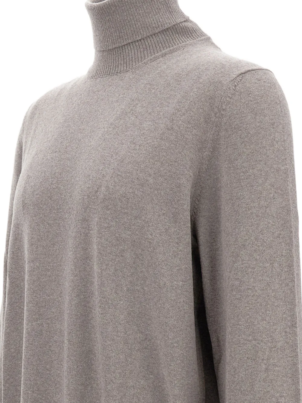 Fay Turtleneck Wool Sweater In Gray