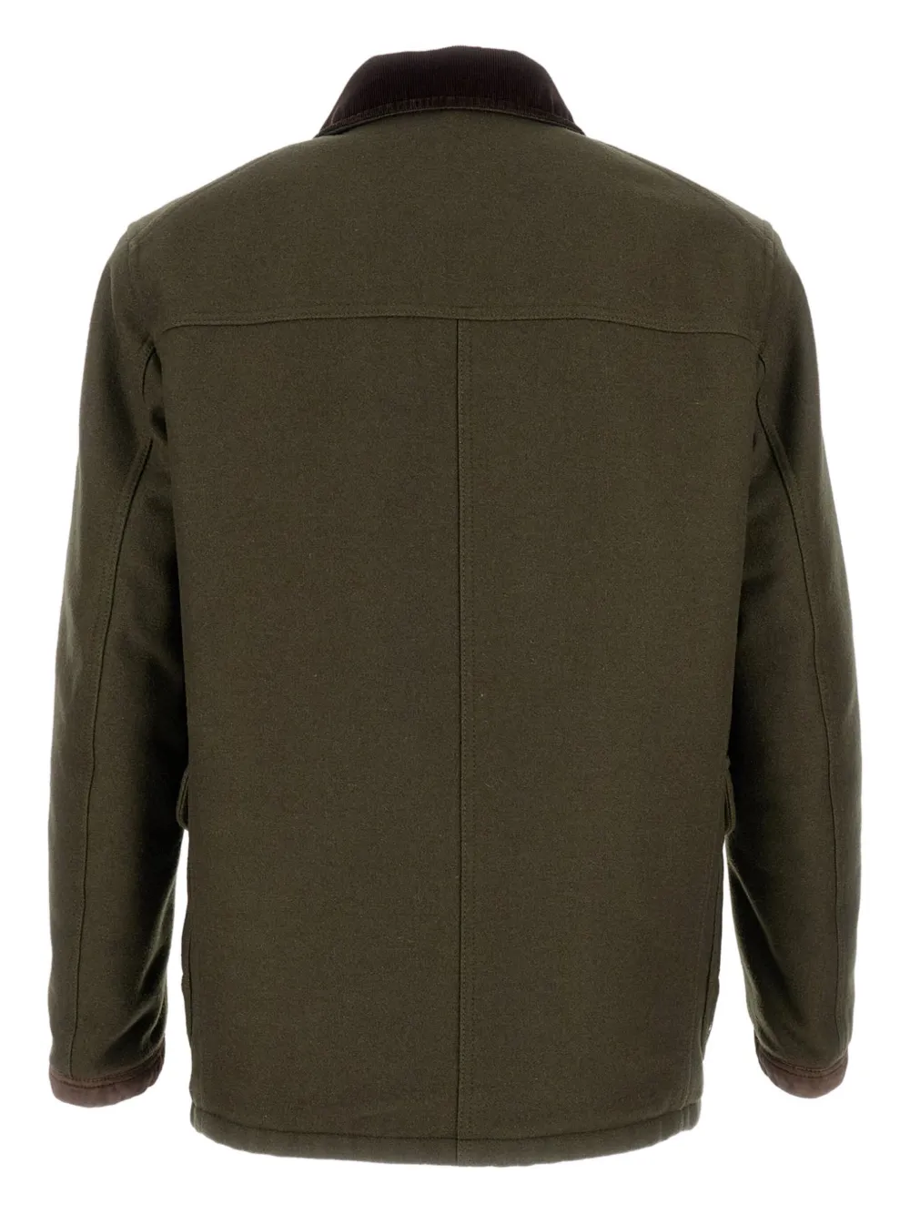 Fay hook-fastening patch-pocket parka Groen