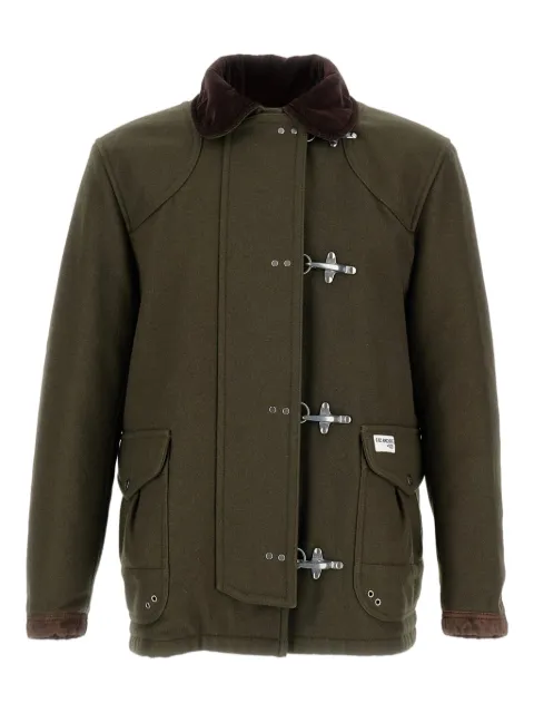 Fay hook-fastening patch-pocket parka 