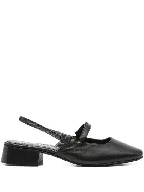 Nicole Saldaña Poppy Slingback-Mules mit Blockabsatz