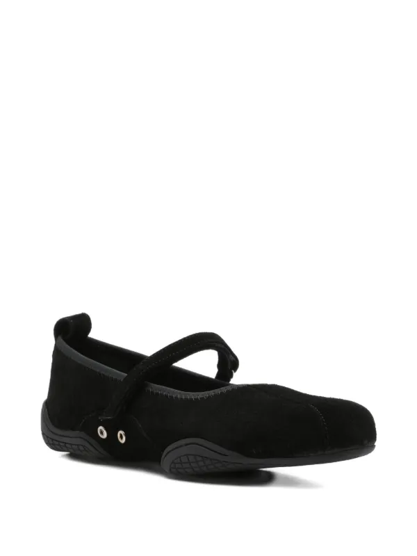 NICOLE SALDANA ニコール・サルダナ サンダル Nicole Saldaña Sophie Suede Flats | Black | FARFETCH