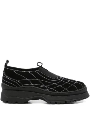 NICOLE SALDANA ニコールサルダナ ローファー レザー　36 Nicole Saldaña Fabiana Eyelet Loafers