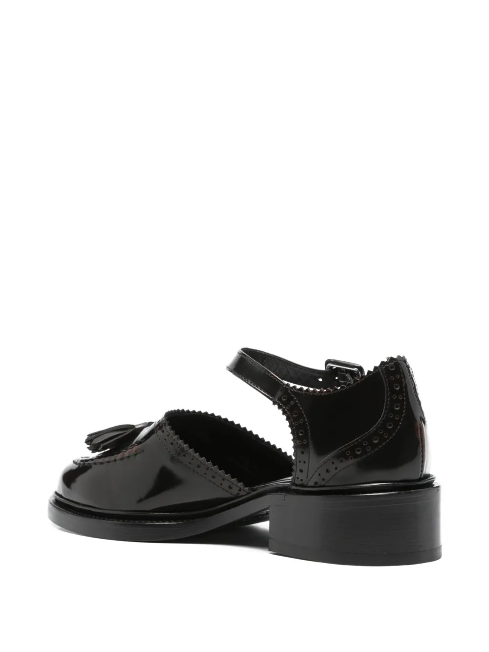 Nicole Saldaña Margaret tassel-embellished loafers Brown