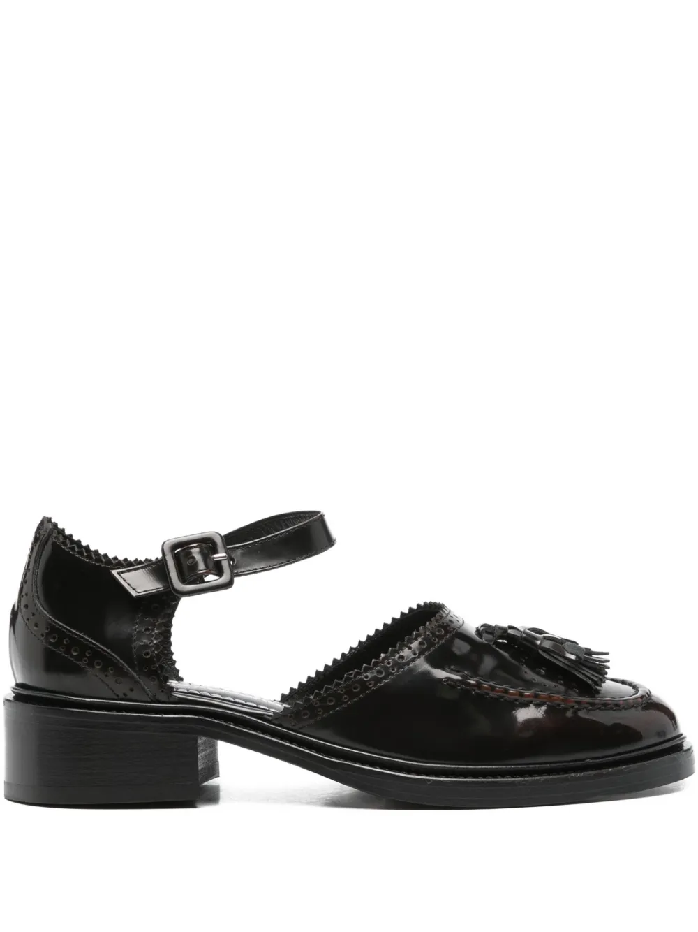 Nicole Saldaña Margaret tassel-embellished loafers Brown