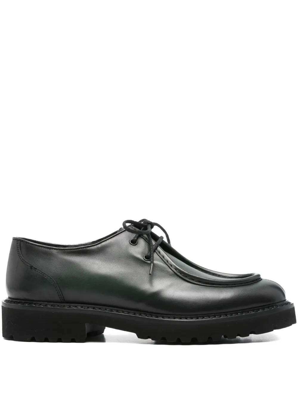 Doucal's lace-up derby shoes Green