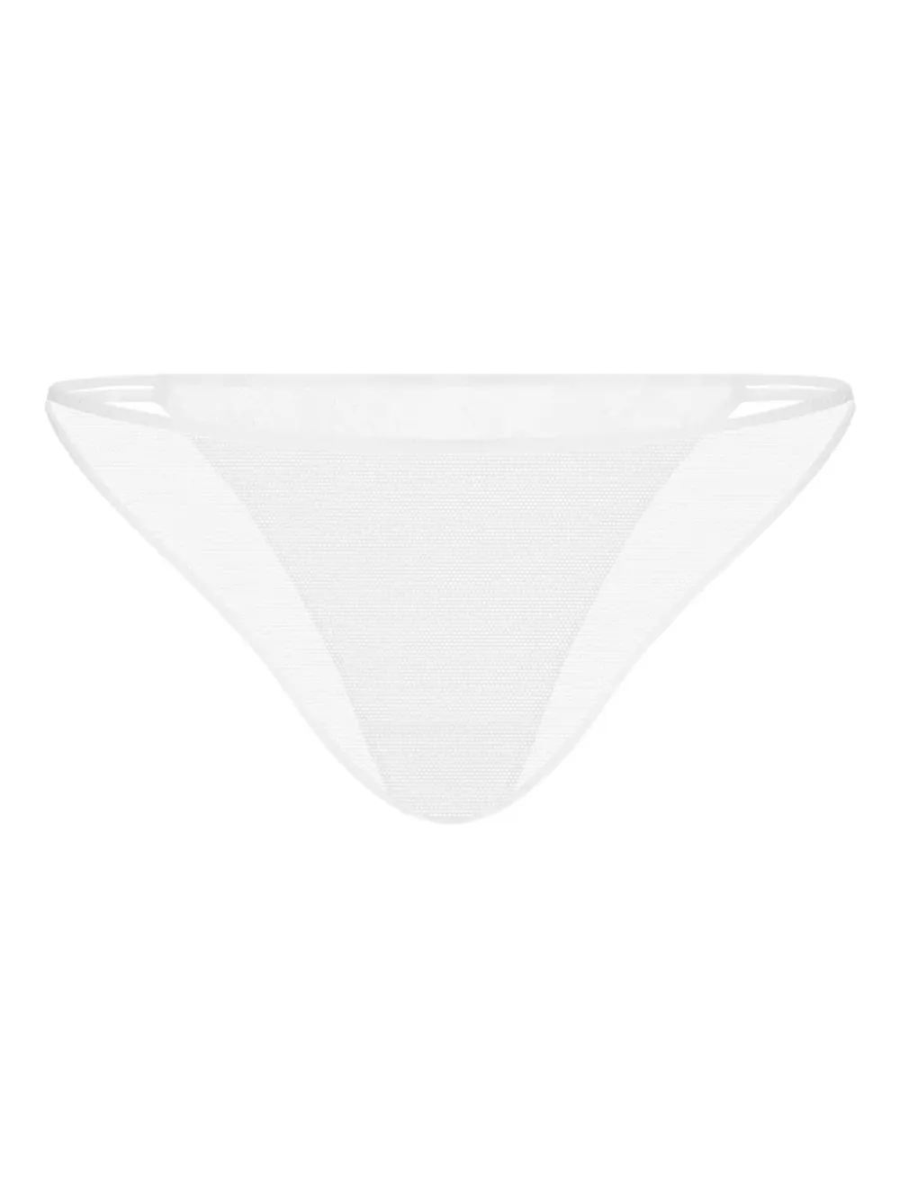 Zhilyova Slip met bloemenkant - Wit