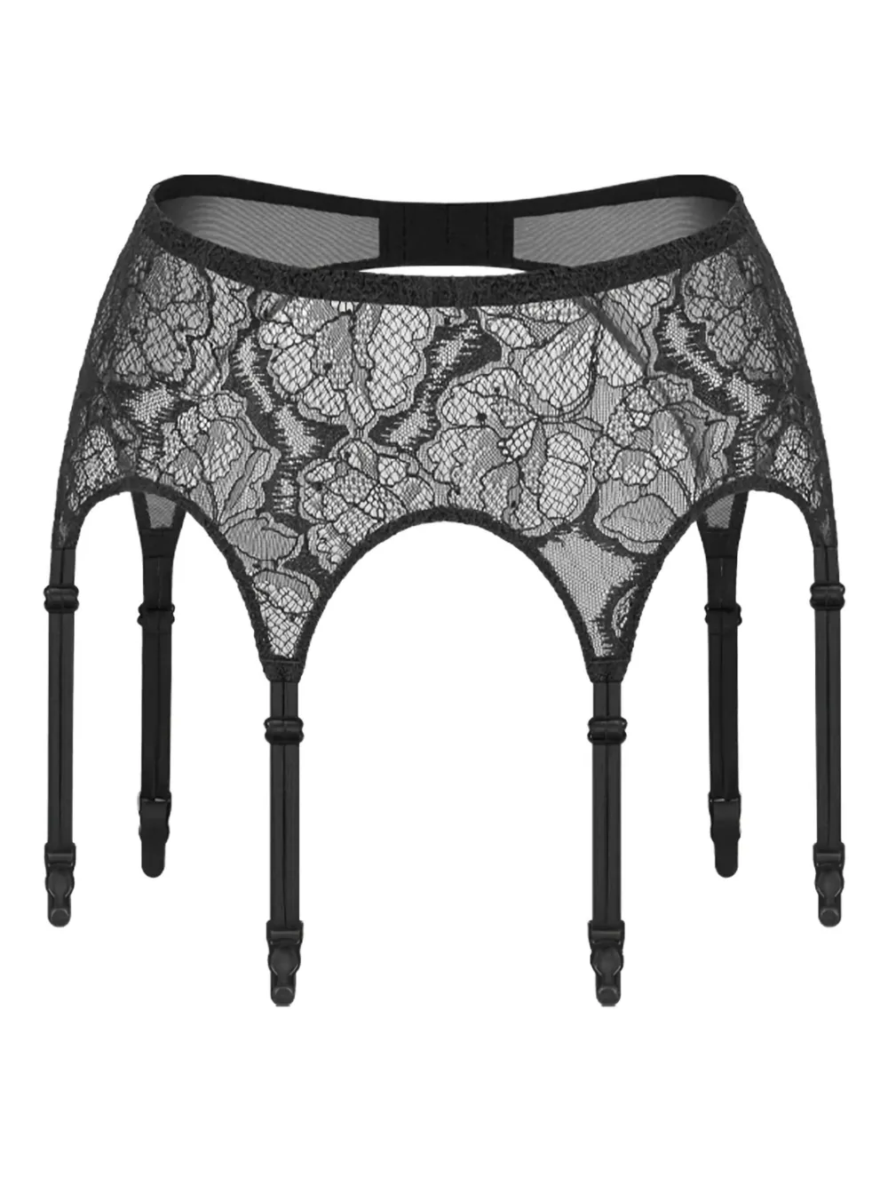 Zhilyova Tara Garter Belt In Black