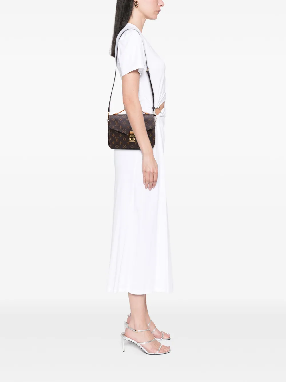 Louis Vuitton Pre-Owned 2017 Monogram Pochette Metis satchel | Pre-Owned | Image 2