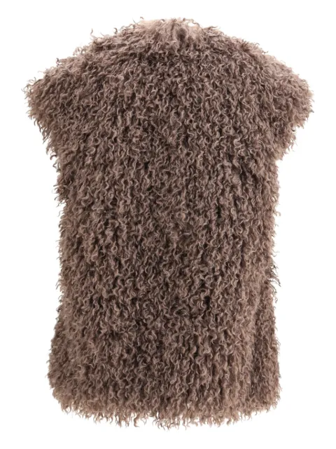 Kristina Ti faux-fur sleeveless vest