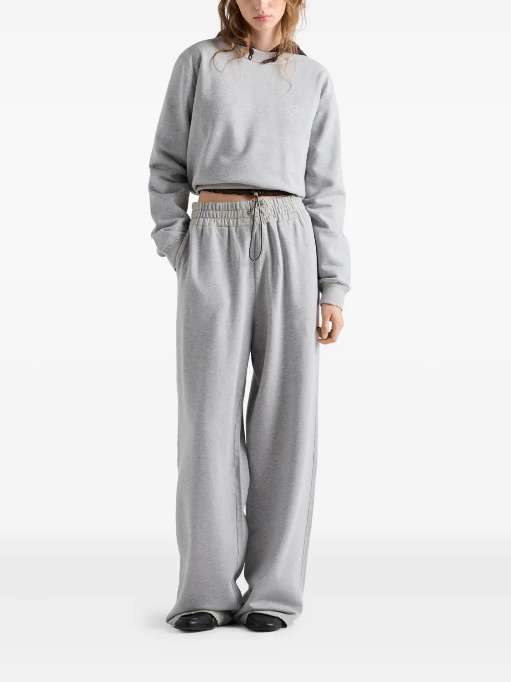 Prada Trainingsbroek met trekkoord - Grijs