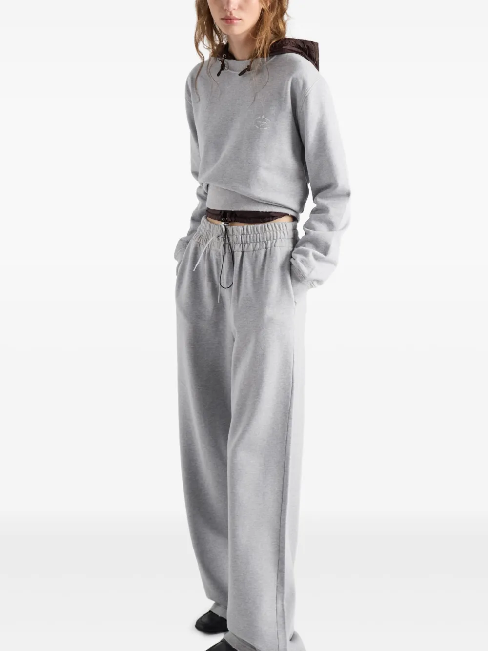 Prada Trainingsbroek met trekkoord Grijs
