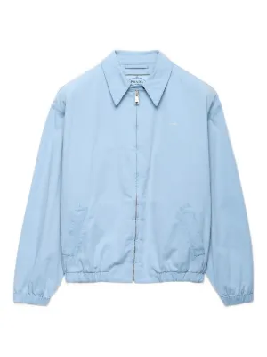 Miu Miu シャンブレーデニムジャケット | ブルー | FARFETCH JP
