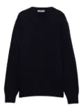 Prada ribbed crew-neck sweater - Blue