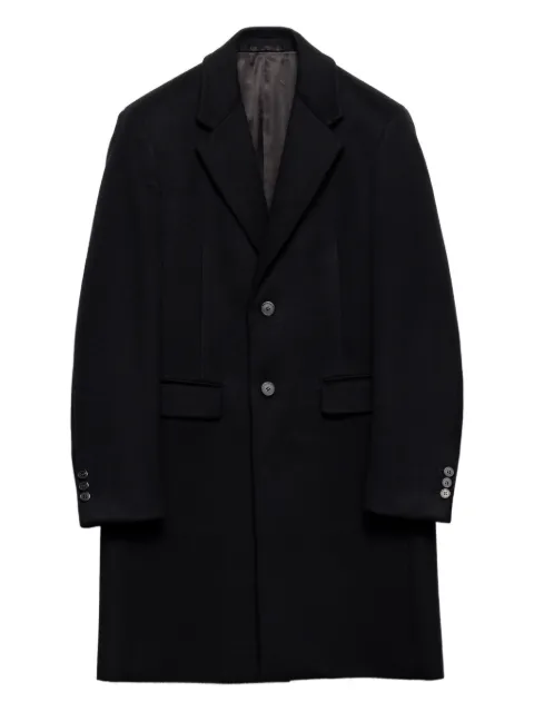 Prada ノッチドラペル ウールコート