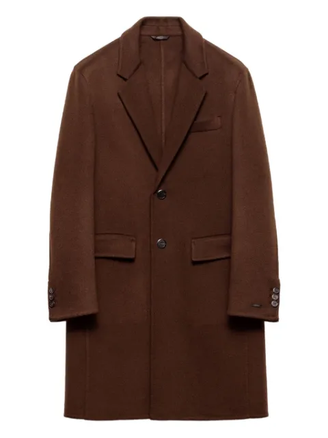 Prada notched-lapel single-breasted coat