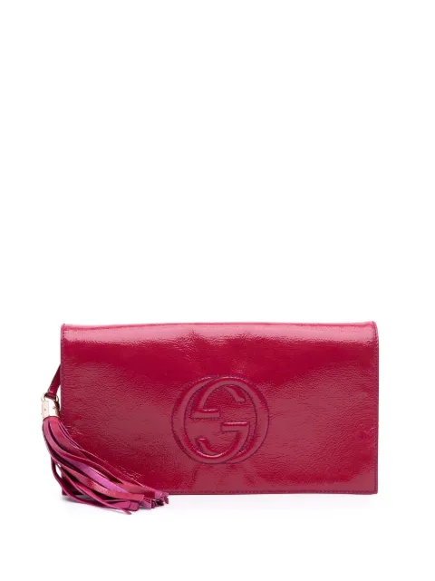 Gucci Pre-Owned 2016-2025 Soft Patent Soho Disco clutch bag