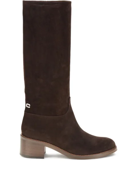 Carel Paris  50mm Brighton side-zip suede boots