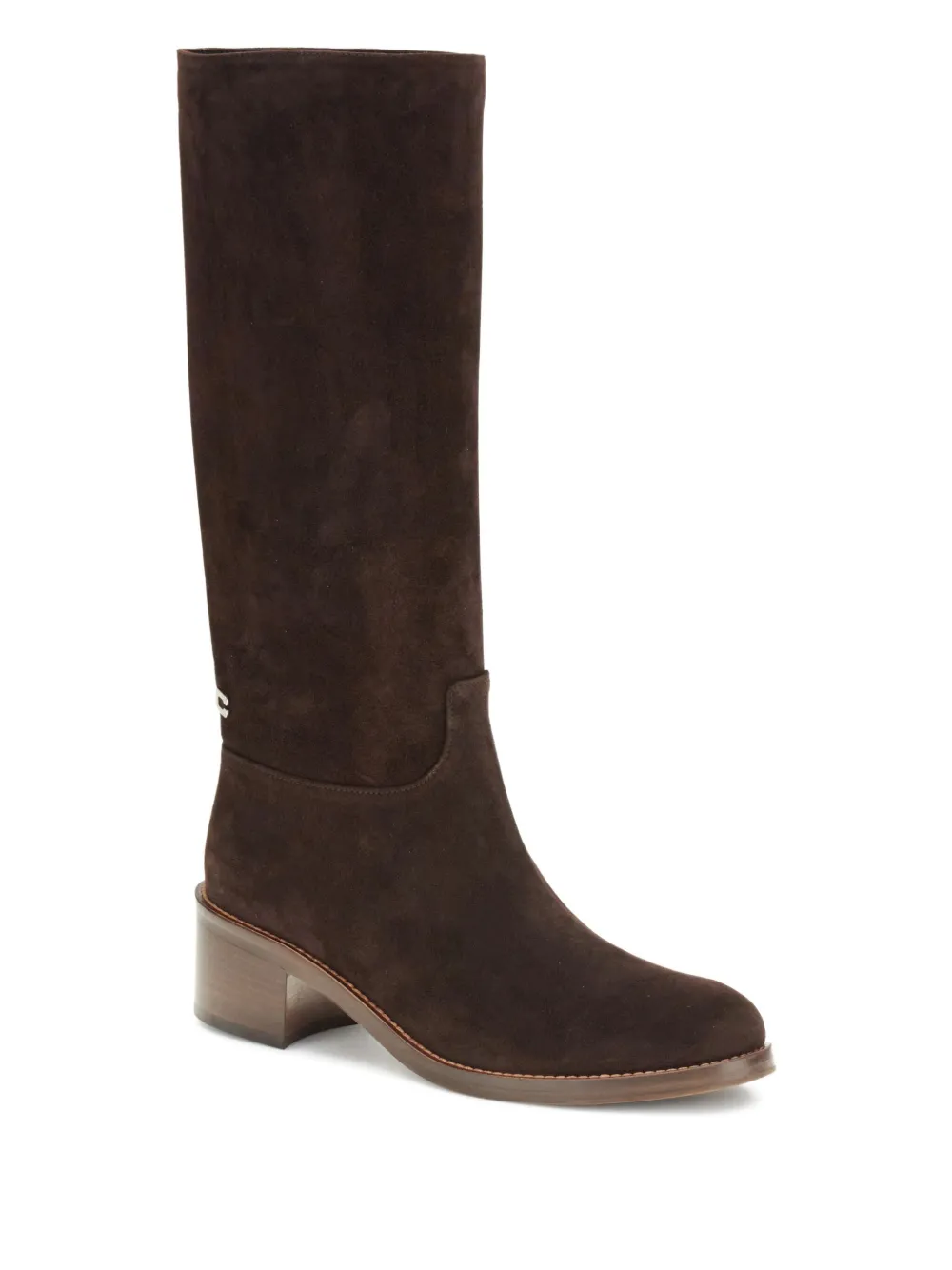 Carel Paris  50mm Brighton side-zip suede boots | Knee-High Boots | Image 2