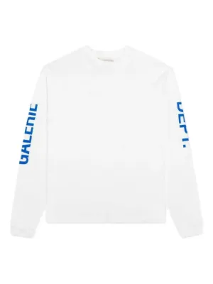 Chrome Hearts logo-print long-sleeve T-shirt | White | FARFETCH