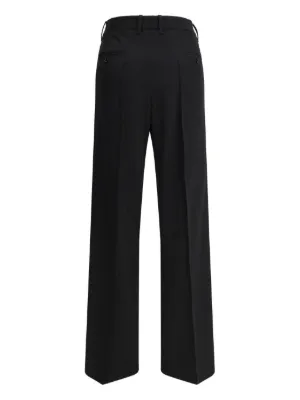PHOEBE PHILO ダークトープのボーイッシュなテーラードパンツ PHOEBE PHILO | BOYISH TAILORED TROUSERS | DARK TAUPE WOOL