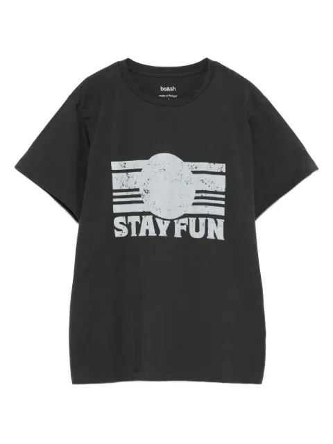 Ba&Sh t-shirt en coton à imprimé graphique