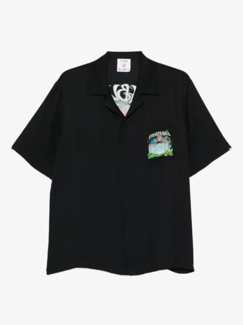 Casablanca Volcano short-sleeve graphic shirt