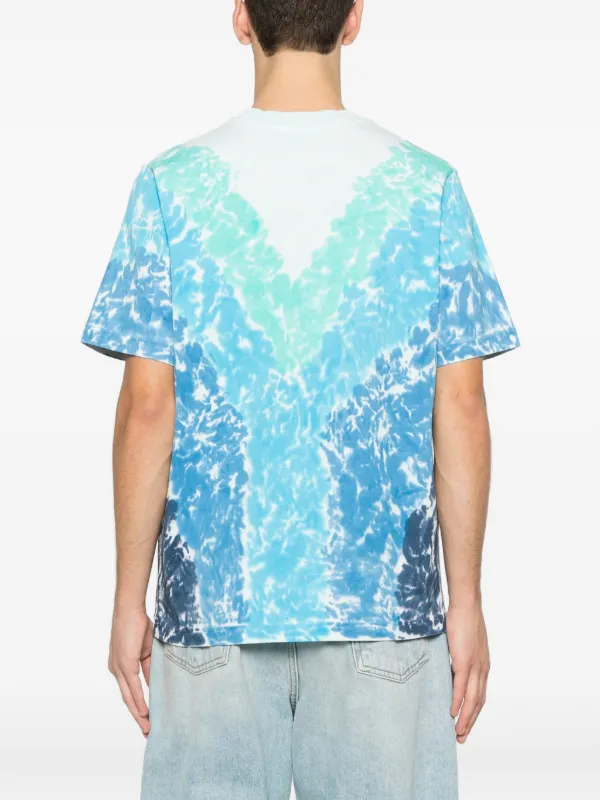 Casablanca Surf Lotus graphic-print T-shirt | Blue | FARFETCH