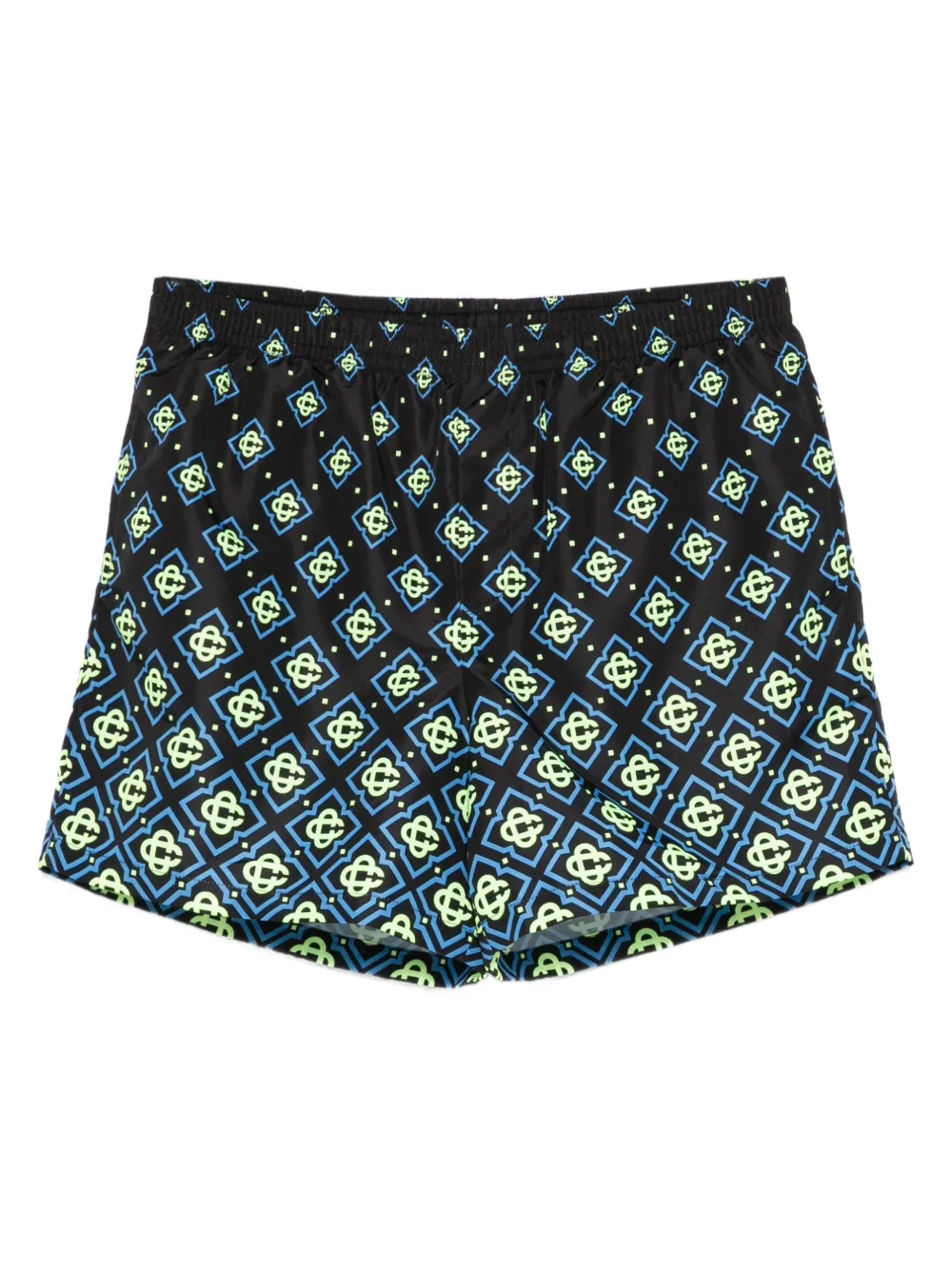 Casablanca monogram-print swim shorts - Schwarz