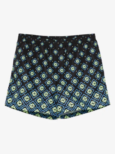 Casablanca degrade monogram-print swim shorts