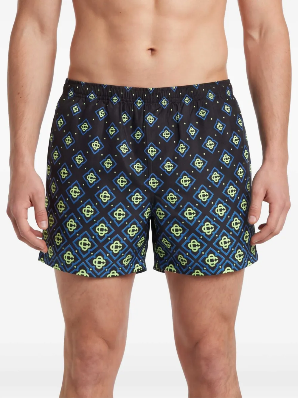 Casablanca Degrade zwembroek met monogramprint Zwart