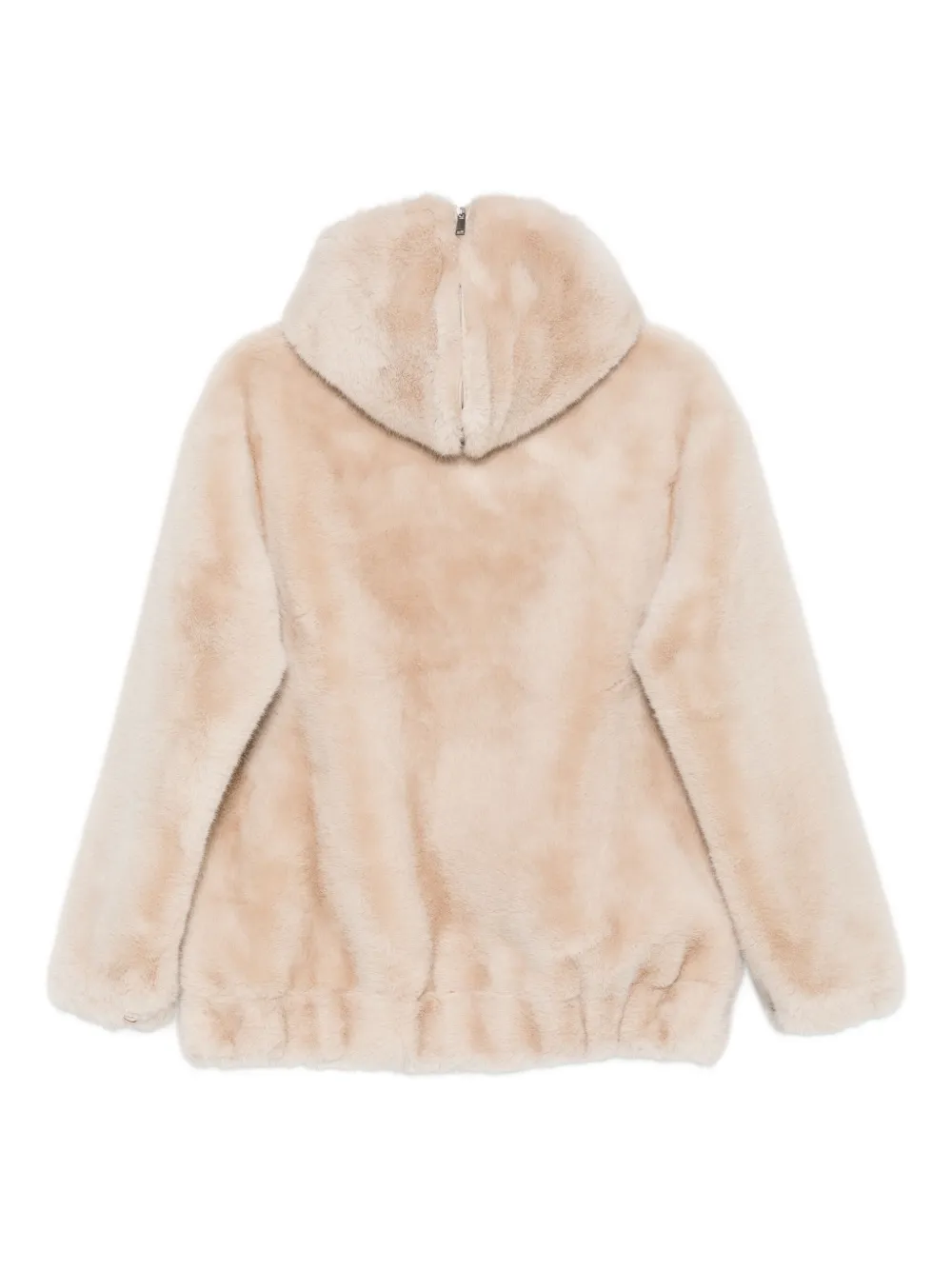 Urbancode Hooded Zip-front Jacket In Neutral