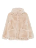 Urbancode hooded zip-front jacket - Neutrals