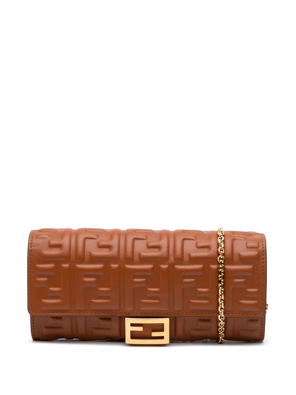 2010-2025 Zucca Embossed Leather Wallet On Chain crossbody bag
