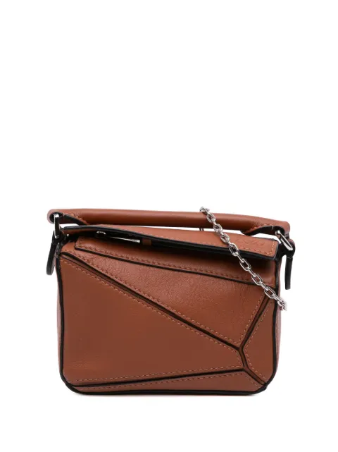 Loewe Pre-Owned 2020 Nano Calfskin Puzzle satchel