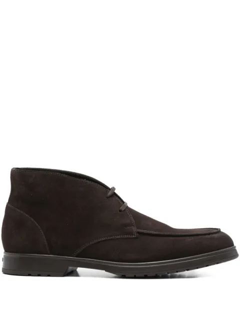 Doucal's suede lace-up boots